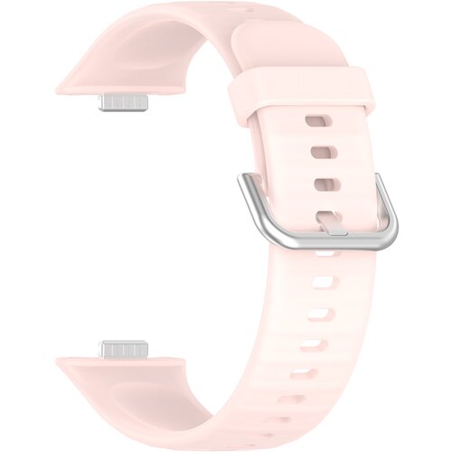 INF Silikonski pašček za Huawei Fit 4 - Svetlo roza, srebrna zaponka Pine, (22148686) Cene