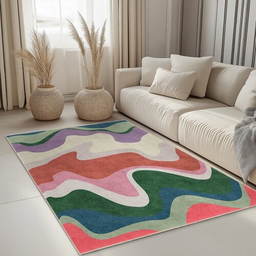 Mila Home Pralen tekač 80x200 cm Squiggly Breeze &amp;ndash; Slike