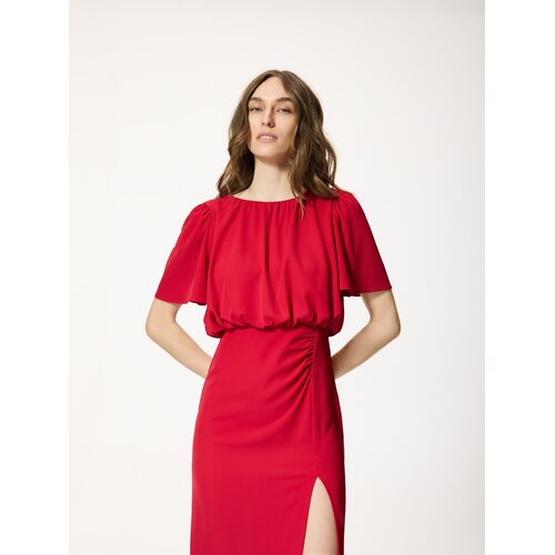 Reserved Midi haljina s naborima - crvena Cene
