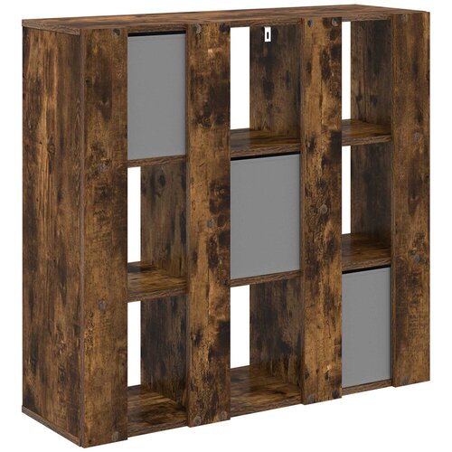  Kreveta s ladicama Dimljeni hrast 88,5 x 29 x 84,5 cm Slike