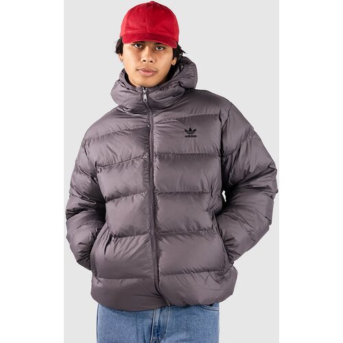 Adidas Jopica Tonal Hooded Puffer Jacket Grey Strata/ Print L Cene