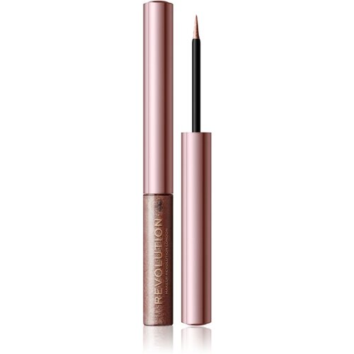 Makeup Revolution Festive Allure natančno tekoče črtalo za oči odtenek Rose Gold 2,4 ml Cene