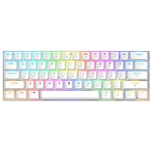 INF 61-tipkovna Bluetooth tri-načinska RGB mehanska tipkovnica - čajna stikala, (5000128716) Cene