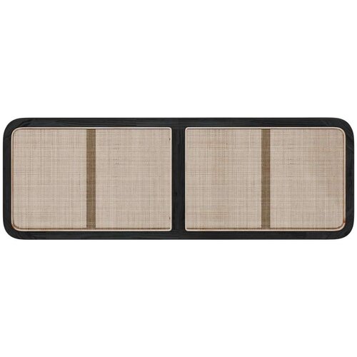  Uzglavlje s uzglavljem Crna 160 x 55 x 3 cm Ratan Slike