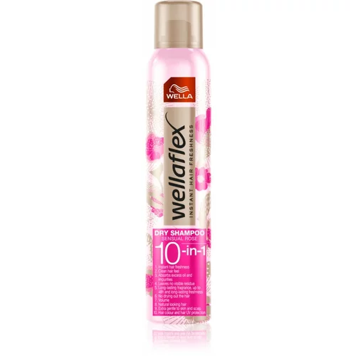 Wella flex Sensual Rose suhi šampon z nežnim cvetličnim vonjem 180 ml