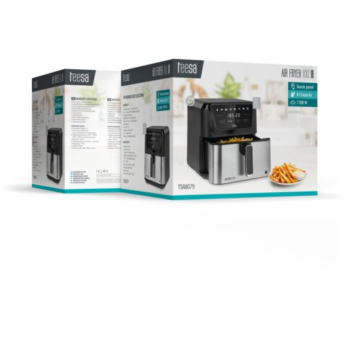 Teesa Digital Air Fryer XXL Friteza na Vruči Zrak 8 L &amp;ndash; 1700 W Slike