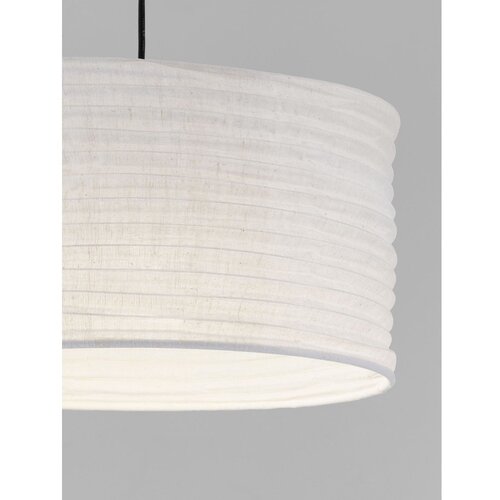 Nova Luce Bijela lanena viseća svjetiljka &amp;oslash; 38 cm Linnet &amp;ndash; Slike