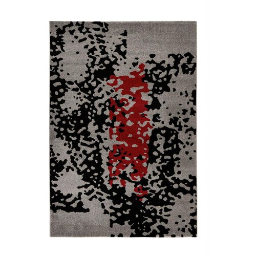 Kayoom PREPROGA Naila 300 Schwarz / Rot 120/170 cm tkano rdeča, črna Cene