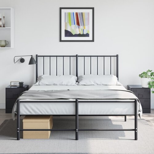 VidaXL Noćni ormarići 2 kom crni 34 5 x 39 x 44 cm čelični Slike