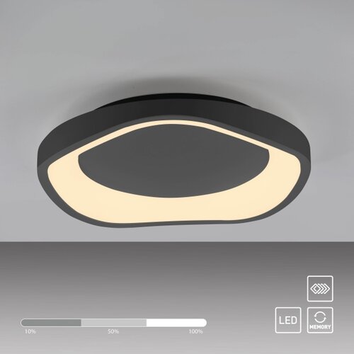 SCH&amp;Ouml;NER WOHNEN 14233-18 - LED prigu&amp;scaron;iva stropna svetiljka MONTA LED/21W/230V crna Slike