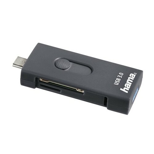 Hama Univerzalni čitac memorijskih kartica USB 3.1 Tip-C, USB 3.0 Tip-A 135753 čitač memorijskih kartica Slike