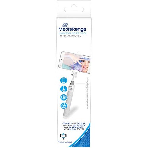 Mediarange univerzalen selfie stick palica s kablom za pametne telefone Slike