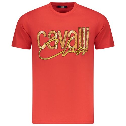 Cavalli Class Mu&scaron;ka Majica Kratkih Rukava Crvena Cijene