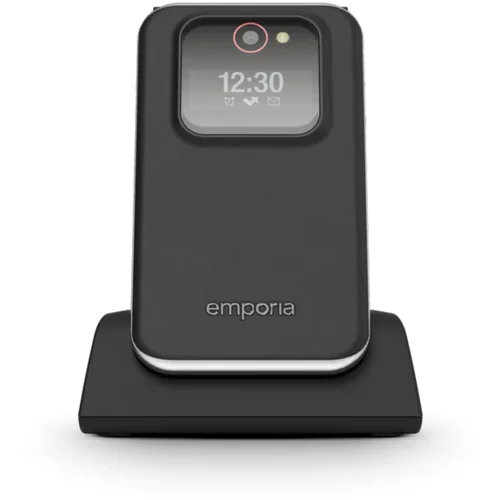 Emporia JOY mobilni telefon na preklop za starije osobe JOY senior preklopni telefon SOS ključ crna