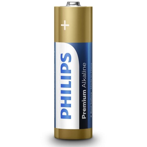 Philips baterije LR6M4B/10 AA - PREMIUM ALKALINE BLISTER 4 KOS (LR6) Slike