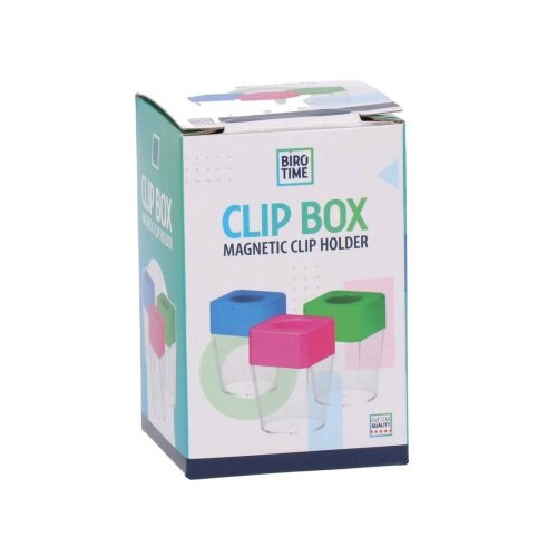  Clip box, držač za spajalice magnetni, pvc, plava ( 422001 ) Slike