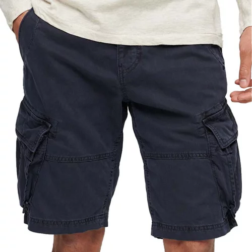 Superdry Kratke hlače moški, mornarsko modra barva