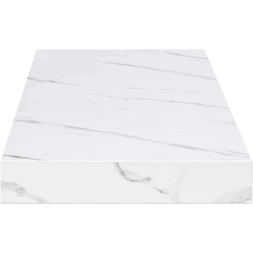 Polica na zidu Zidne 4 pcs Bijeli mramor 90 x 23 5 x 4 cm Slike