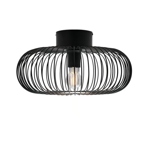 Nordlux plafonska svetiljka beroni 1xE27/60W/230V prečnik 40,3 cm crna Slike