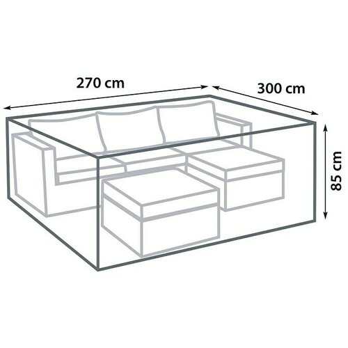 SUNFUN Zaštitni prekrivač za vrtni namještaj (D x Š x V: 270 x 300 x 85 cm) Cijene