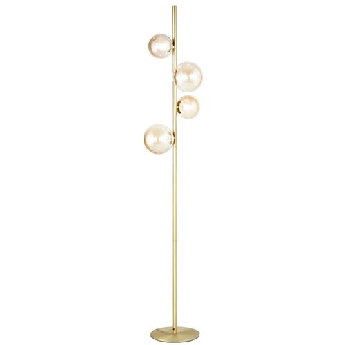 Ideal Lux - LED stojeća lampa PERLAGE 4xG9/3W/230V zlatna/zadimljena Slike