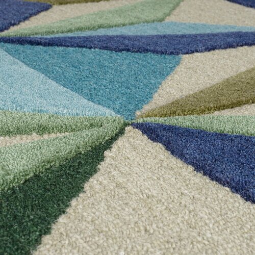 Flair Rugs Modra volnena preproga 120x170 cm Reverie &amp;ndash; Slike
