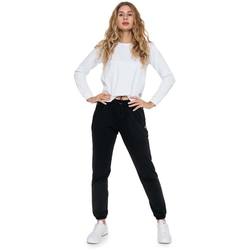 Leone 1947 Spodnji deli trenirke Woman Sweatpants Active Gold Črna Cene