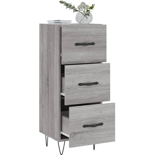  Komoda boja hrasta sonome 34,5x34x90 cm od konstruiranog drva Slike