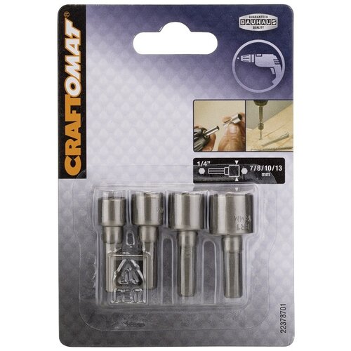 CRAFTOMAT set nastavaka za nasadni ključ (4 -dij., ¼″ šesterokutno) Cijene