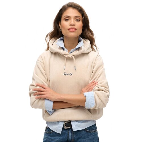 Superdry ženski Country Club Velour Loose Hood duks W2012168A_7SJ Cene