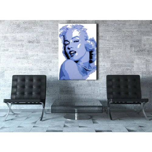  Ručno slikane slike na platnu na platnu POP Art Marilyn Monroe 1-dijelna ()