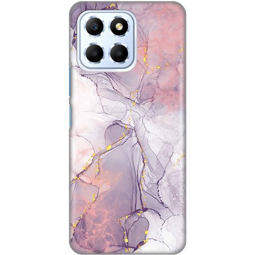  silikonska maska za honor X6 pink marble print šarena Cene