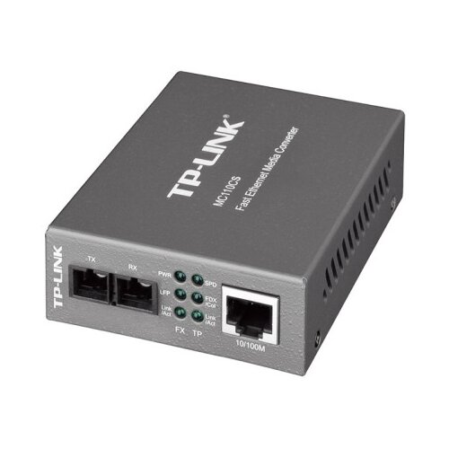 Tp-link MC110CS 1x Gigabit RJ45 2x Gigabit SC/UPC Single-Mode Media Converter Cene