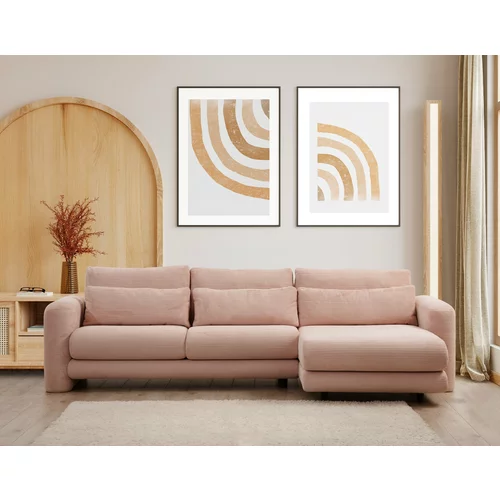 Atelier Del Sofa Lily Corner Right Pink fotelj, (20784950)