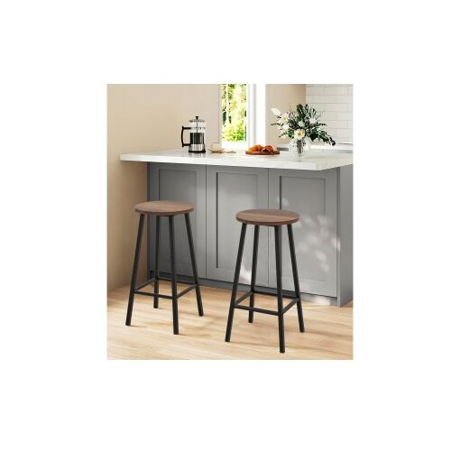 Hanah home mola set 100 - barok black black bar table &amp;amp; stool set (3 pieces) Slike