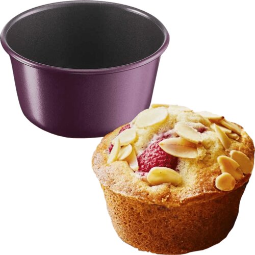Tefal kalup za mafine, 3 komada, CreaBake - J3069404, Ljubičasti Slike