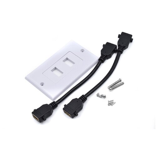  Dupla HDMI utičnica sa 2 HDMI kabla HU-K200 ( 101-25 ) Slike