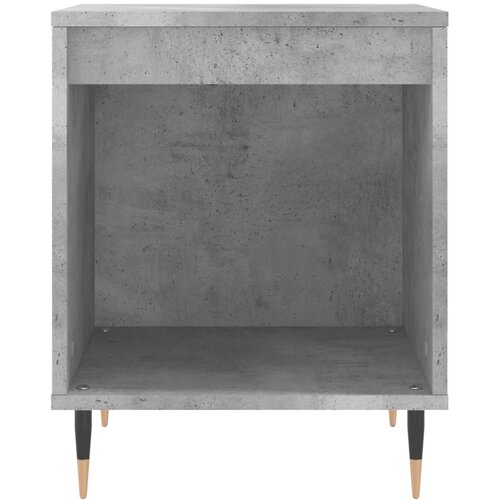  Noćni ormarići 2 kom boja betona 40x35x50 cm konstruirano drvo Slike