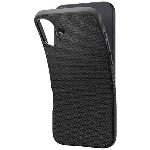 Spigen IPHONE 16 LIQUID AIR MATTE BLACK, (21402346) Cene