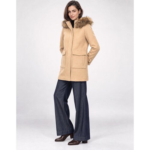 Only ONLBLAKE FUR HOOD PARKA COAT Bež Slike