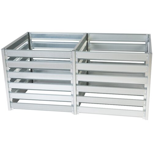 Timbela Kovinski vrtni kompostnik - Kompostnik 182 x 91 x H85 cm / 1408L - M800+M800A, (21922366) Cene