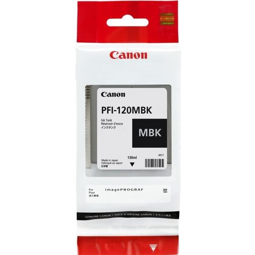  Kartuša Canon PFI-120BK matt črna/matt black - original Cene