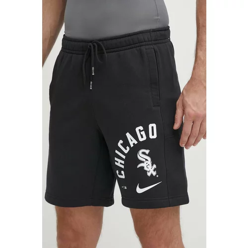 Nike Kratke hlače Chicago White Sox moške, črna barva