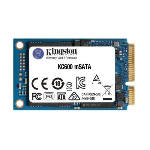 Kingston msata 512gb, sata iii, kc600 ( SKC600MS/512G ) Slike