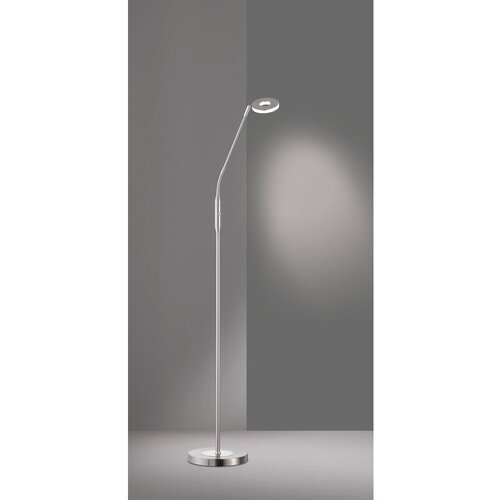Fischer &amp;amp; Honsel LED zatemnitvena stoječa svetilka v srebrni barvi (vi&amp;scaron;ina 150 cm) Dent &amp;ndash; Slike