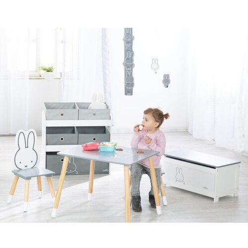 Roba Bel/siv otro&amp;scaron;ki organizator za igrače 63,5x29,5x60 cm Miffy &amp;ndash; Slike