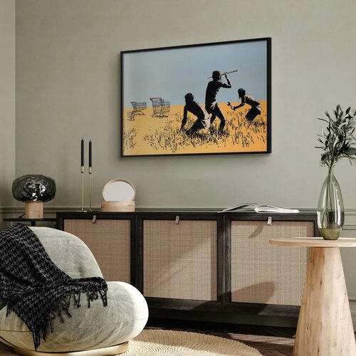 Plakat - Bargain Hunters 30x21 Crni okvir Slike