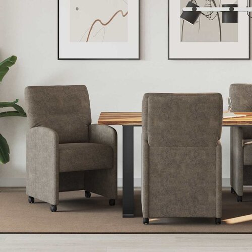  Blagovačke stolice s kotačima 2 pcs Tamno siva 57 x 67 x 95 cm Cijene