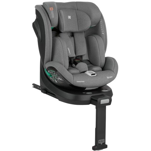 Kikka Boo auto sedi&amp;scaron;te 40-150 cm I-Twist I-SIZE ISOFIX sa potpornom nogom Dark Grey Slike