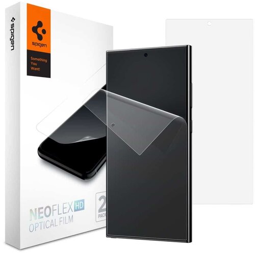 Spigen Neo Flex 2-Pack - Za&amp;scaron;čitna folija 2 kosa za Samsung Galaxy S24 Ultra (prozorna), (21626077) Slike